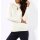 Cut-Out - Pullover m. Glitzersteinchen, ecru