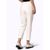 Bügelfaltenhose m. Glitzersteinchen, ecru