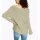 Ajourpullover m. Volants, sand