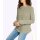 Ajourpullover m. Volants, sand