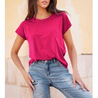 Kurzarmshirt, pink