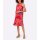 Kleid o. Arm, erdbeere-orange-bedruckt