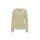 Pullover m. Spitze am V-Ausschnitt, sand