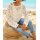 Ajourpullover, champagner