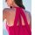 Neckholder-Shirttop m. Knotendetail, pink