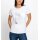 Shirt w. shiny foil print, white