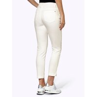 5-Pockets - 7/8 Jeans, weiß