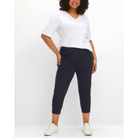 7/8-Hose mit Gummibund, tiefblau