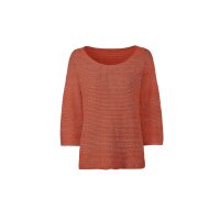 3/4-Arm-Pullover m. Effektgarn, terra