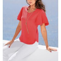 Shirt w. Flutter Sleeves, lobster