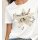 Shirt w. Star Print and Lettering, white