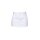 Branded Mini Denim Skirt, white