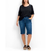 Denim bermuda shorts, blue denim