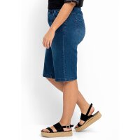 Denim bermuda shorts, blue denim