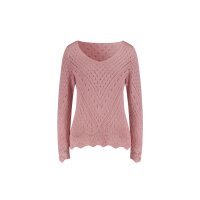 Ajourpullover, hortensie