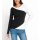 Color Blocking Pullover, ecru-black