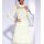 Fine Knit Pullover with Stand-Up Collar and Mesh Pattern, ecru