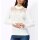 Fine Knit Pullover with Stand-Up Collar and Mesh Pattern, ecru