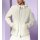 Mixed Material Jacket with Hood, ecru
