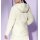 Mixed Material Jacket with Hood, ecru