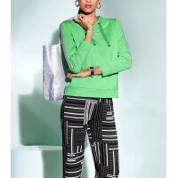 Sweatshirt m. Glitzersteinchen, apfel