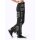 Shimmer Yarn Jacquard Knit Trousers, graphite-black patterned