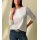 Pullover with lettering and glitter stones, light grey marl