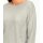 Pullover with lettering and glitter stones, light grey marl