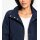 Stand-up collar quilted jacket, navy