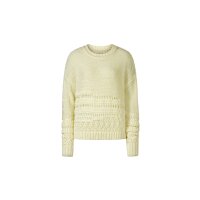 Ajourmuster-Pullover, champagner