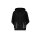 3/4-Arm-Kapuzenpullover, schwarz