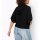 3/4-Arm-Kapuzenpullover, schwarz
