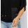 3/4-Arm-Kapuzenpullover, schwarz