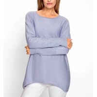 Pullover m. Fledermausärmel, flieder