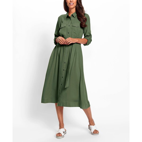 Hemdblusenkleid, khaki