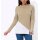 Glanzgarnstrick-2-Teiler, beige-ecru-gemustert