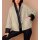 Wolljacke in 2-in-1-Optik, beige-schwarz