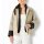 Wolljacke in 2-in-1-Optik, beige-schwarz