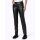 Lederimitathose m. Zipper-Details, schwarz
