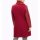 Mixed-material short coat in biker style, cherry