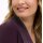 Longpullover m. hohem Schlitz und Glitzerblende, burgund-flieder-meliert