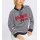 Sweatshirt m. Ringelmuster, ecru-marine-bedruckt