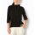 3/4-Ärmel-Pullover m. Glitzersteinchen, schwarz
