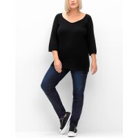 Cargo-Stretch-Jeans, dark blue denim