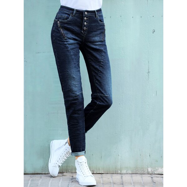 5-Pocket-Jeans m. Teilungsnähten, dark blue