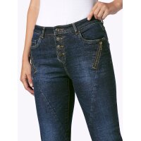 5-Pocket-Jeans m. Teilungsnähten, dark blue