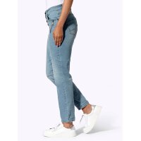 5-Pocket-Jeans m. Teilungsnähten, blue-bleached