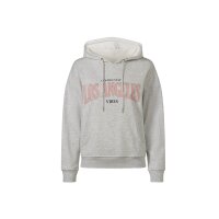 Sweatshirt mit Känguru-Tasche, hellgrau-meliert