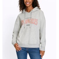 Sweatshirt with kangaroo pocket, light grey marl