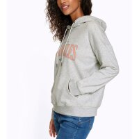 Sweatshirt with kangaroo pocket, light grey marl